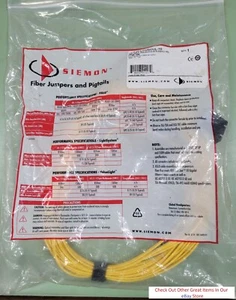 Siemon FJ2-LCUSCUL-10 Faser, SM JMP, DPLX, XGLO, LCU, SCU, OS1/2, YEL, OFNR, 10M - Bild 1 von 2