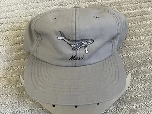 VINTAGE Maui Hawaii Youth Humpback Whale Hat, Kids Retro Cap, Adjustable EUC - Picture 1 of 11