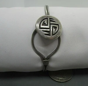 VINTAGE SOUTHWEST N A DIFFERENT STERLING BRACELET - Picture 1 of 7