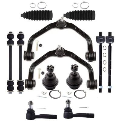 [12pcs] For 98-11 Ford Ranger Front Upper Control Arm Tie Rod End Suspension Kit - Image 1 of 4