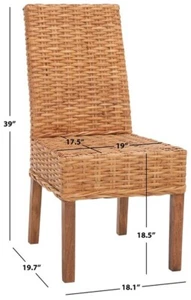 Safavieh SANIBEL SIDE CHAIR, Reduced Price 2172731027 FOX6504B-SET2 - Picture 1 of 5