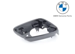 Genuine BMW F10 F11 Outside Mirror Shadowline Supporting Ring Gloss Black RIGHT - Picture 1 of 4