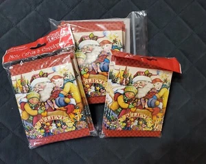 3 Pks (12 Cards) 3D Mary Engelbreit "Believe" Cards & Envelopes Christmas READ - Picture 1 of 10