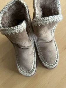 MOU ESKIMO INNER WEDGE SHORT - Snowboot Beige Gr. 38 - Bild 1 von 6