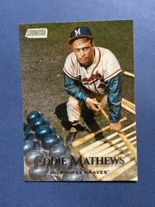 Eddie Mathews ~ 2019 Topps Stadium Club #90 Milwaukee Braves ~ Free Ship - Picture 1 of 2