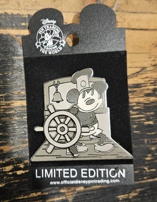 Disney Pin Steamboat Willie Auctions LE 250 Limited Edition Mickey RARE - Image 1 of 2