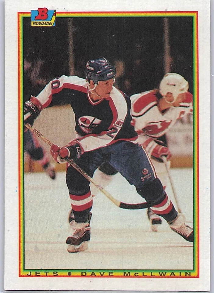 1990-91 Bowman #136 Dave McLlwain - Image 1 of 2