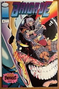 Brigade Vol. 2 #2 (Image, 1993)- F/VF -2nd Print- Combined Shipping - Picture 1 of 7
