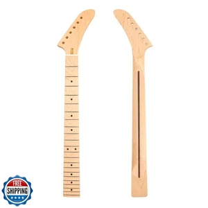 Banana Head Guitar Neck 22 Fret 25.5 Inch Maple Fretboard Bolt On for Electri - Picture 1 of 5