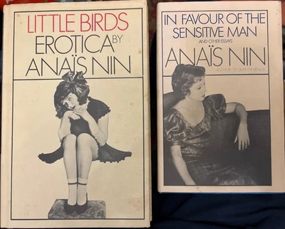 Anais Nin: Little Birds + In Favour of the Sensitive Man and other essays. H/cov - image 1 of 2