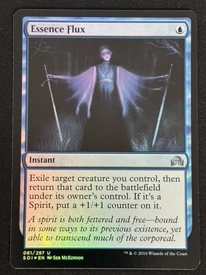 1x MTG Essence Flux (Foil) - Shadows over Innistrad (SOI) #61 - Magic - Image 1 of 2
