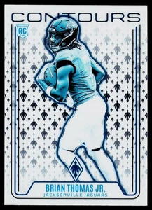 Brian Thomas Jr. 2024 Panini Phoenix Contours Blu #CON-BTJ Jacksonville Jaguars - Foto 1 di 2