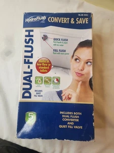 Hydro Flush Dual-Flush Quick/Full Conserve Low Flow/Standard Toilets 707813 - Picture 1 of 11