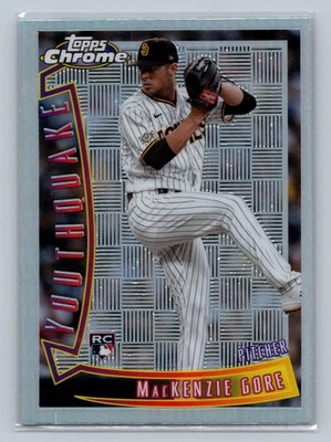 2022 Topps Chrome Sonic MacKenzie Gore 1996 Youthquake Rookie #YQ-18 - Image 1 of 2