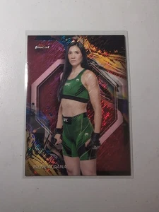 2024 Topps Finest UFC Common Irene Aldana #64 Red Shimmer Refractor - Picture 1 of 2