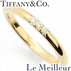 TIFFANY & Co. Alianza de boda Forever diamante K18 #4,75 EE. UU. - Imagen 1 de 4