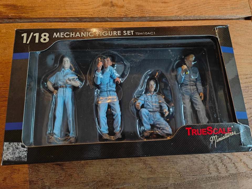 Set de 4 figurines Mechanic Figure Set Truescale Miniatures TSM 1/18 - Image 1 of 1