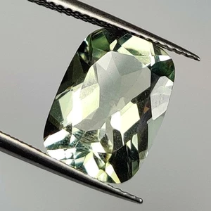 5.47 Ct Natural Green Amethyst Cushion Cut - 8102 - Picture 1 of 2