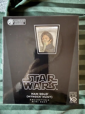 Mini busto Star Wars ESB Gentle Giant Han Solo Mynock vistas previas exclusivo LE 1200 Foto 1 de 4