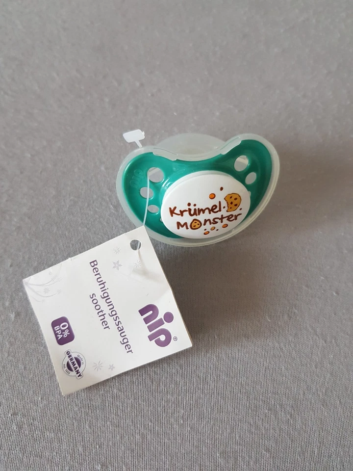 nip Beruhigungsschnuller "Limited Edition" Krümelmonster 0-6 Mon. 5-18 Mon.*NEU* - Bild 1 von 1