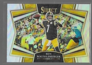 2021 Panini Select Snapshots Ben Roethlisberger #129 Silver Prizm Steelers - Picture 1 of 2