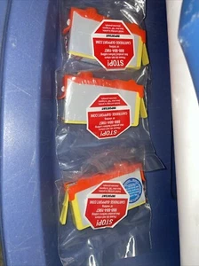 Druckertinte 3 Stück für HP 564 Neu Versiegelt Gelb. Kostenloser Versand - Bild 1 von 8
