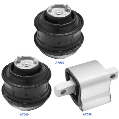 Engine & Trans Mounts 3Pcs Set For Mercedes-Benz C230 2.3L 2022400617 2122400418 Foto 1 de 4
