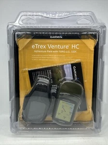 New Sealed Garmin eTrex Venture HC Adventure Pack Handheld GPS Holster Vintage - Picture 1 of 13
