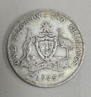 1925 Australia Silver Two Shillings Florin Coin (#C215)