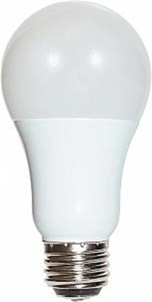 A19 LED Frosted Medium Base with 220 Degree Beam Angle 120V - SATCO-S9319 - Image 1 of 1