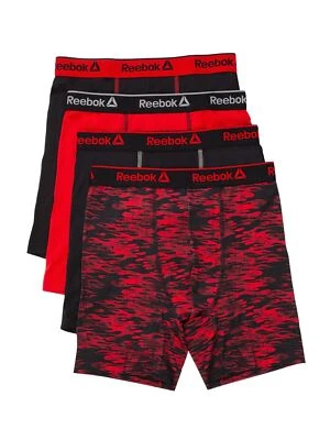Calzoncillos boxer Reebok ropa interior 4 PK niños elige color talla camuflaje negro rojo azul NUEVO Foto 1 de 4