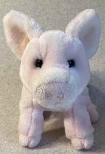 Douglas Cuddle Toy BETINA pink PIG Piglet Plush Toy Stuffed Animal 10” - Picture 1 of 14