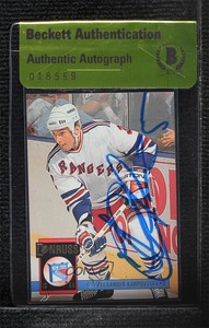 1993-94 Donruss Alexander Karpovtsev #212 BAS Certified BAS Encased Auto