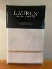 Ralph Lauren Spencer Border Standard Pillow Sham White Cla Tan Nwt 120.00