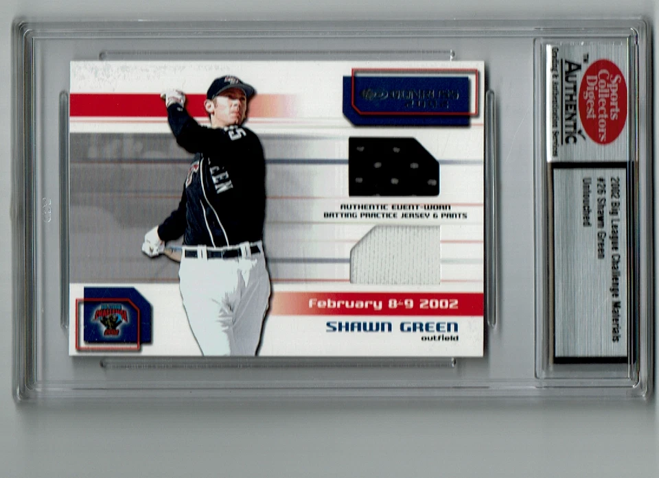 2002 Big League Challenge Materials #26 Shawn Green Dual Worn Jersey & Pants - Image 1 of 2