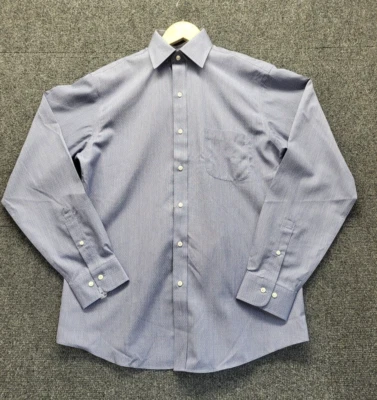 Brooks Brothers Men's Non Iron Dress Shirt Dotsodalite Size 15.5 34/35 Geometric - Image 1 of 4