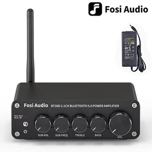 Fosi Audio BT30D 2.1 Channel Bluetooth 5.0 Sound Power Amplifier 100W+50W*2 - Picture 1 of 6