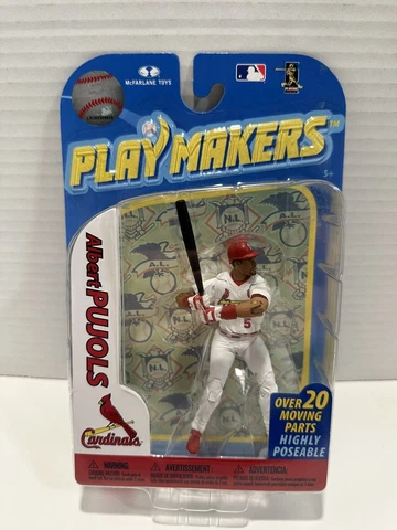 Albert Pujols St Louis Cardinals Playmakers Figure MLB 2010 McFarlane Hitting! Cover