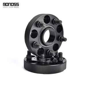 Set of 4/ 30mm Black Hard Anodized Wheel Spacers for Toyota Brevis 2001-2006 - Picture 1 of 12