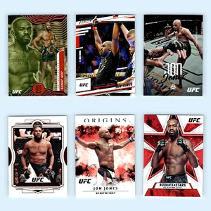 Jon Jones Lot 6 MMA Cards 2022 Panini Chronicles Illusions UFC Set Collection NM - Picture 1 of 8