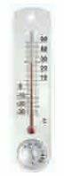 VERDEMAX 4444 250 x 55 mm, termometro con igrometro