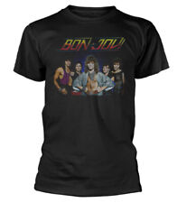Bon Jovi 'Tour 84' (Nero) T-Shirt - NUOVO E UFFICIALE!