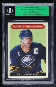 2004-05 ITG Ultimate Memorabilia 5th Edition /45 Pat LaFontaine BGS Encased HOF