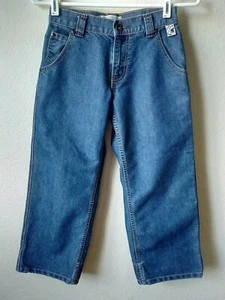 Levi Strauss Boys Denim Jeans Skater Loose Size 8 Regular Medium Blue Wash - Picture 1 of 11