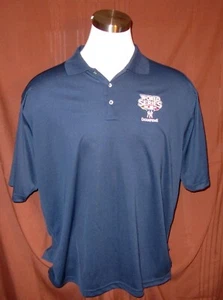 New York Yankees 2009 World Series Champs Mens Polo Shirt, Blue, Size XL, EUC - Picture 1 of 6