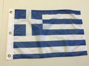 12" x 18"  GREECE FLAG GREEK FLAGS 12x18 EUROPEAN NEW BANNER  Z8 - Picture 1 of 1