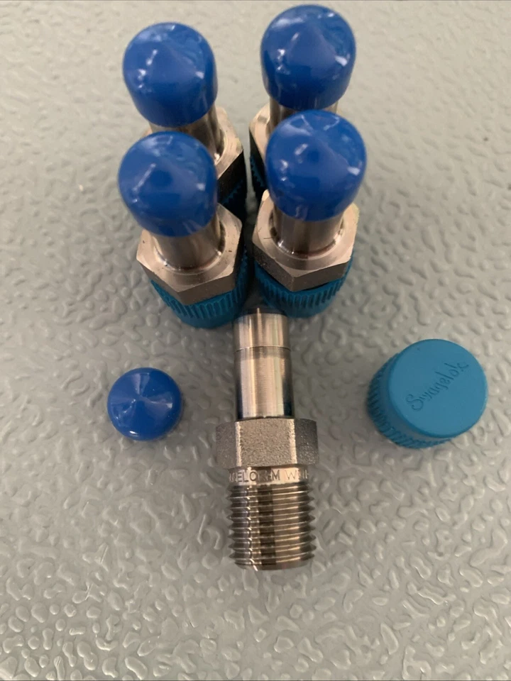 1pc Swagelok M-6-TA-1-4, 3/8" Tube x 1/4" MNPT  Monel (Alloy 400/R-405) Adapter - Image 1 of 1