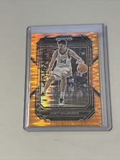 2023 Panini Prizm Draft Picks Chet Holmgren Orange Pulsar /49