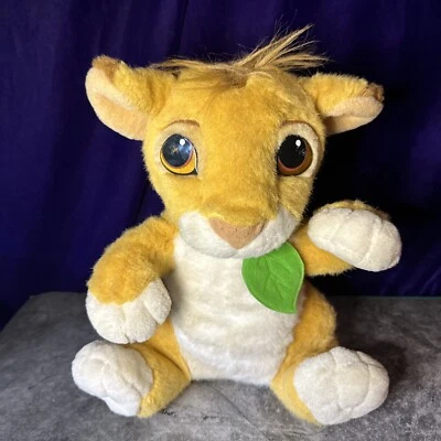1993 Vintage Mattel Disney Lion King Talking SIMBA 12" Plush Collectible - Image 1 of 4