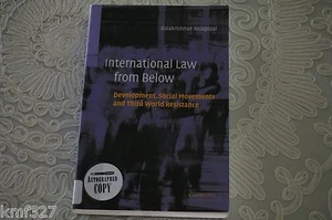 International Law from Below - Rajagopal, Balakrishnan AUTOGRAPHED COPY 343 PAGE - Picture 1 of 5